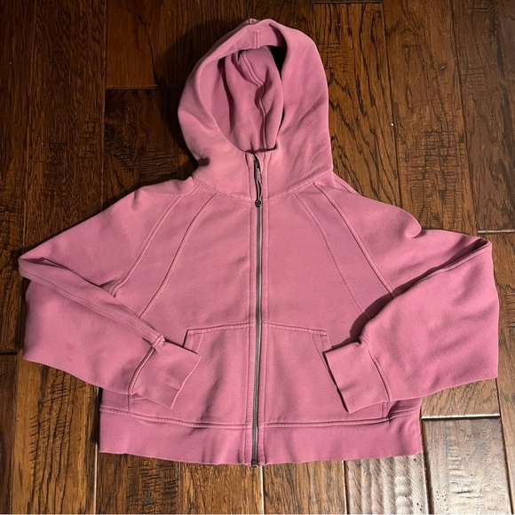Pink Scuba full zip hoodie - Picture 1 of 5